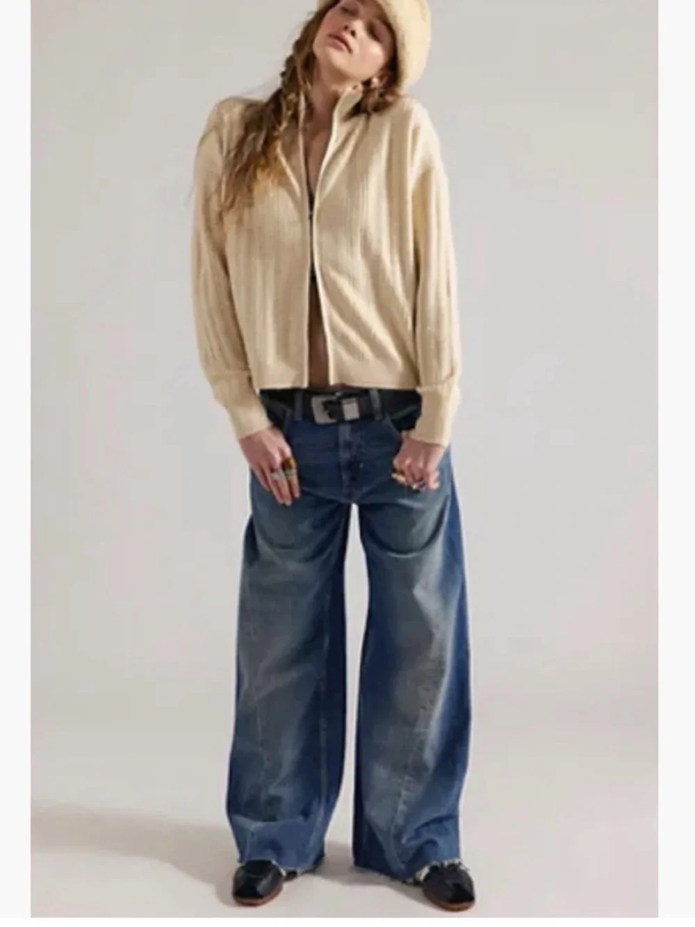 NWT FREE PEOPLE two piece sweater set